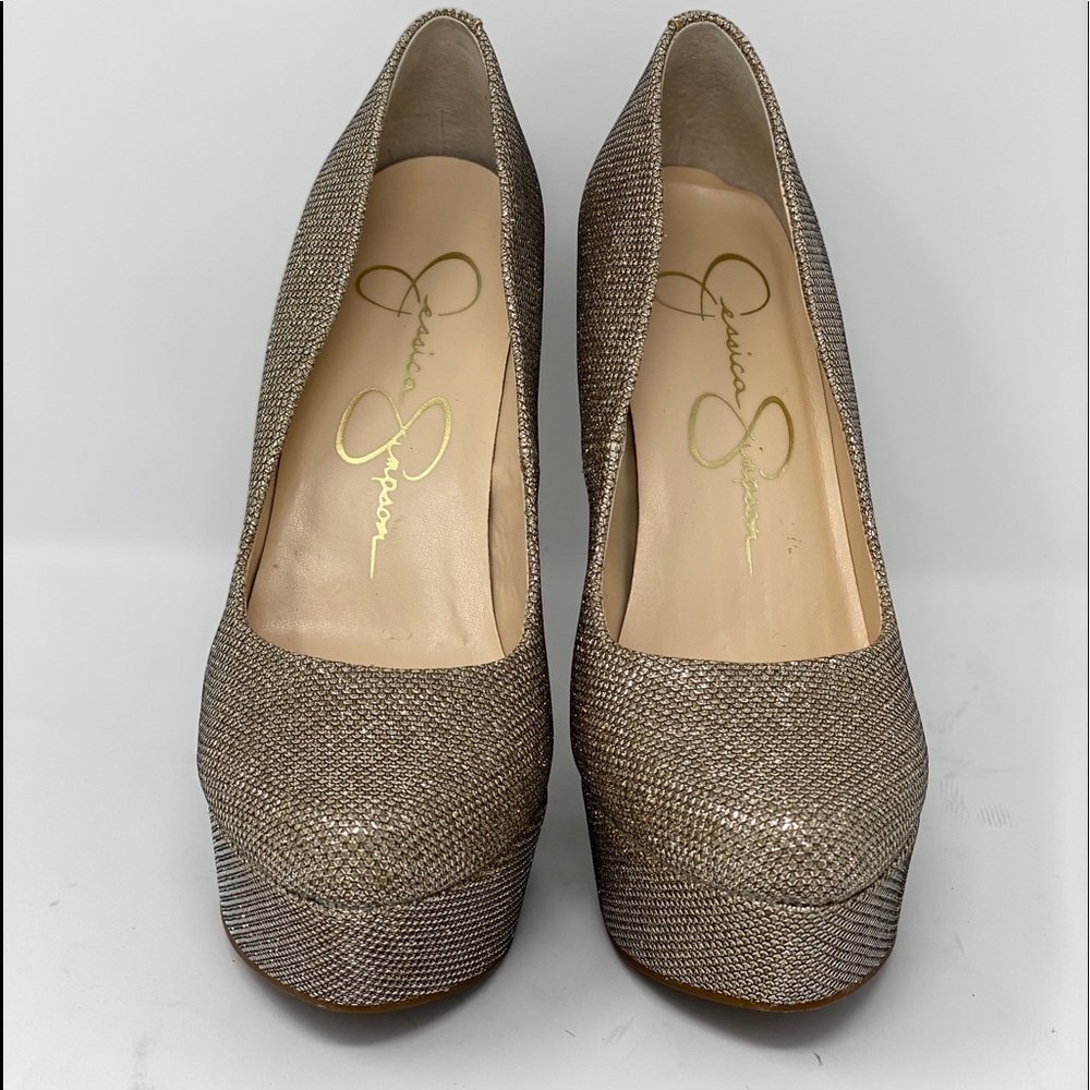 Brand new gold shimmery Jessica Simpson pumps